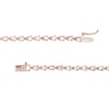Thumbnail Image 3 of Pear-Shaped Morganite Line Bracelet in 10K Rose Gold