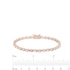 Thumbnail Image 4 of Pear-Shaped Morganite Line Bracelet in 10K Rose Gold