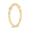 Thumbnail Image 2 of 1/10 CT. T.W. Multi-Diamond Station Art Deco Stackable Band in 10K Gold