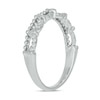 Thumbnail Image 2 of 1/10 CT. T.W. Diamond Bead Edge Draping Stackable Band in 10K White Gold