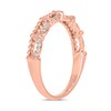 Thumbnail Image 2 of 1/10 CT. T.W. Diamond Bead Edge Draping Stackable Band in 10K Rose Gold
