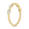 Thumbnail Image 2 of 1/6 CT. T.W. Marquise Multi-Diamond Vintage-Style Stackable Band in 10K Gold