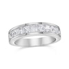 Thumbnail Image 1 of 1-1/2 CT. T.W. Princess-Cut Diamond Nine Stone Wedding Band in 14K White Gold (I/SI2)