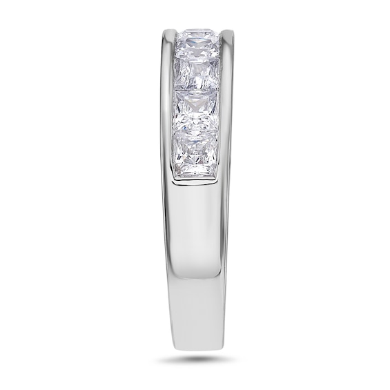 1-1/2 CT. T.w. Princess-Cut Diamond Nine Stone Wedding Band in 14K White Gold (I/Si2