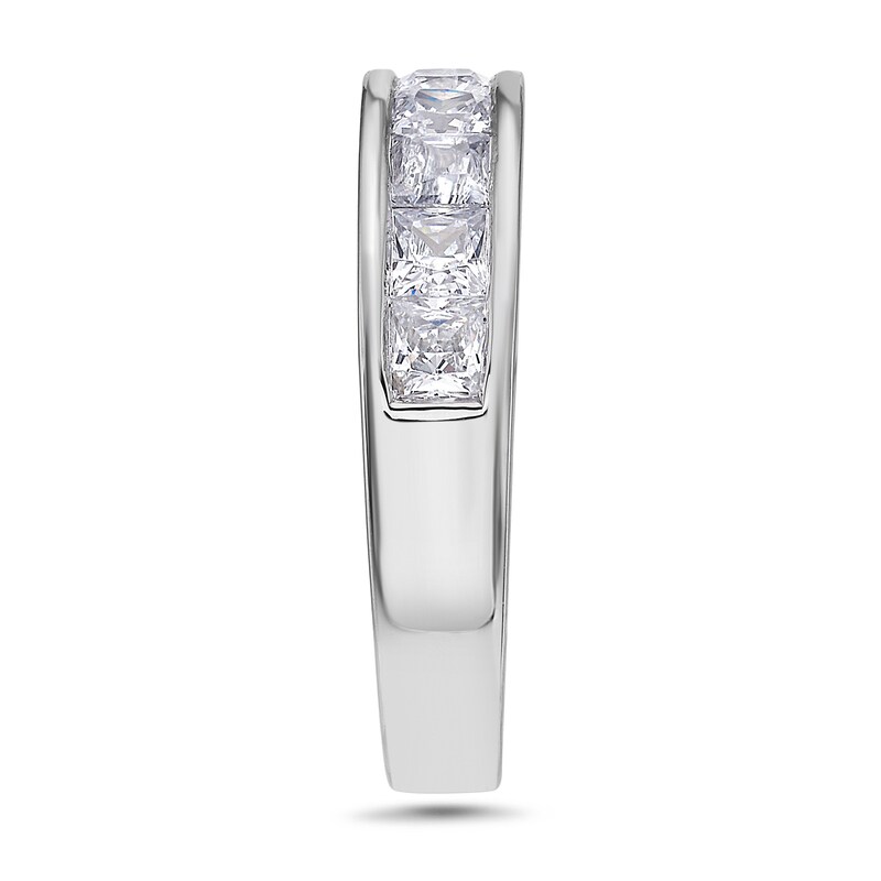 Main Image 2 of 1-1/2 CT. T.W. Princess-Cut Diamond Nine Stone Wedding Band in 14K White Gold (H/VS2)