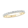 Thumbnail Image 1 of 1/6 CT. T.W. Baguette and Round Diamond Zig-Zag Stackable Band in 10K Gold