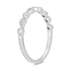 Thumbnail Image 2 of 1/5 CT. T.W. Diamond Paisley Stackable Band in 10K White Gold