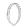 Thumbnail Image 2 of 1/5 CT. T.W. Diamond Rope Edge Stackable Band in 10K White Gold