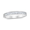 Thumbnail Image 1 of 1/2 CT. T.W. Princess-Cut Diamond Wedding Band in Platinum (I/SI2)