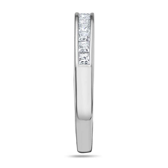 1/2 CT. T.w. Princess-Cut Diamond Wedding Band in Platinum (I/Si2)