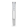 Thumbnail Image 2 of 1/2 CT. T.W. Princess-Cut Diamond Wedding Band in 14K White Gold (I/SI2)