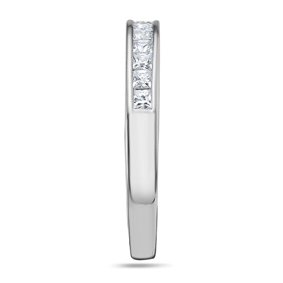1/2 CT. T.w. Princess-Cut Diamond Wedding Band in Platinum (H/Vs2)