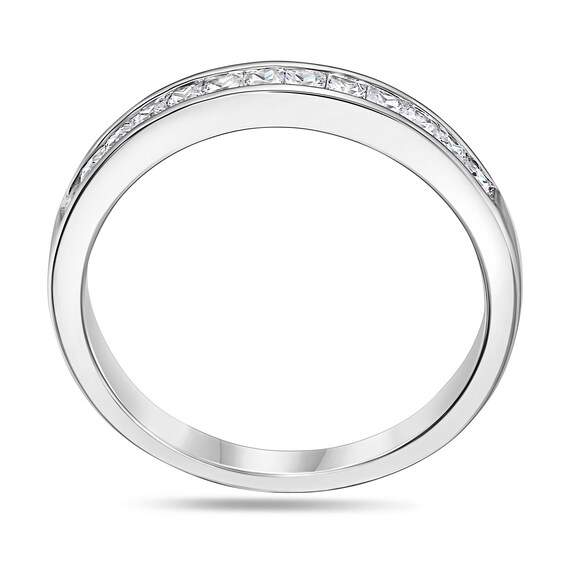 1/2 CT. T.w. Princess-Cut Diamond Wedding Band in Platinum (H/Vs2)