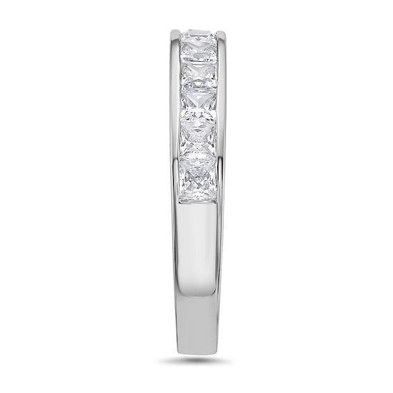 1 CT. T.w. Princess-Cut Diamond Wedding Band in 14K White Gold (I/Si2)