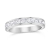 Thumbnail Image 1 of 1 CT. T.W. Princess-Cut Diamond Wedding Band in 14K White Gold (H/VS2)
