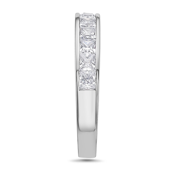 1 CT. T.w. Princess-Cut Diamond Wedding Band in 14K White Gold (H/Vs2)