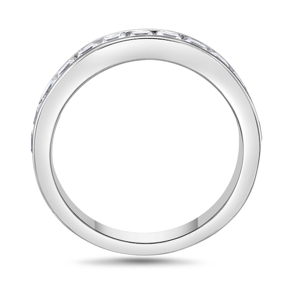1 CT. T.w. Princess-Cut Diamond Wedding Band in 14K White Gold (H/Vs2)