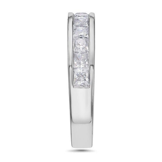 1-1/2 CT. T.w. Princess-Cut Diamond Wedding Band in 14K White Gold (I/Si2)