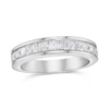 Thumbnail Image 1 of 1-1/2 CT. T.W. Princess-Cut Diamond Wedding Band in 14K White Gold (H/VS2)