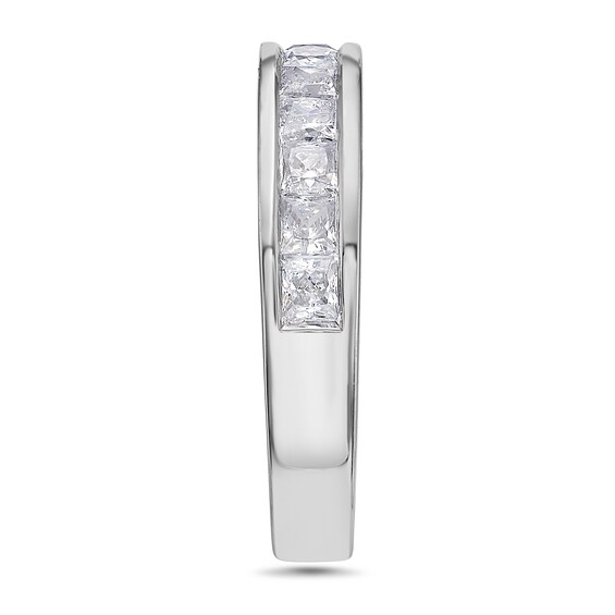 1-1/2 CT. T.w. Princess-Cut Diamond Wedding Band in 14K White Gold (H/Vs2)
