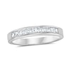 Thumbnail Image 1 of 1/2 CT. T.W. Princess-Cut Diamond Nine Stone Wedding Band in 14K White Gold (I/SI2)