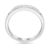 Thumbnail Image 3 of 1/2 CT. T.W. Princess-Cut Diamond Nine Stone Wedding Band in Platinum (I/SI2)