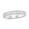 Thumbnail Image 1 of 1/2 CT. T.W. Princess-Cut Diamond Nine Stone Wedding Band in 14K White Gold (H/VS2)