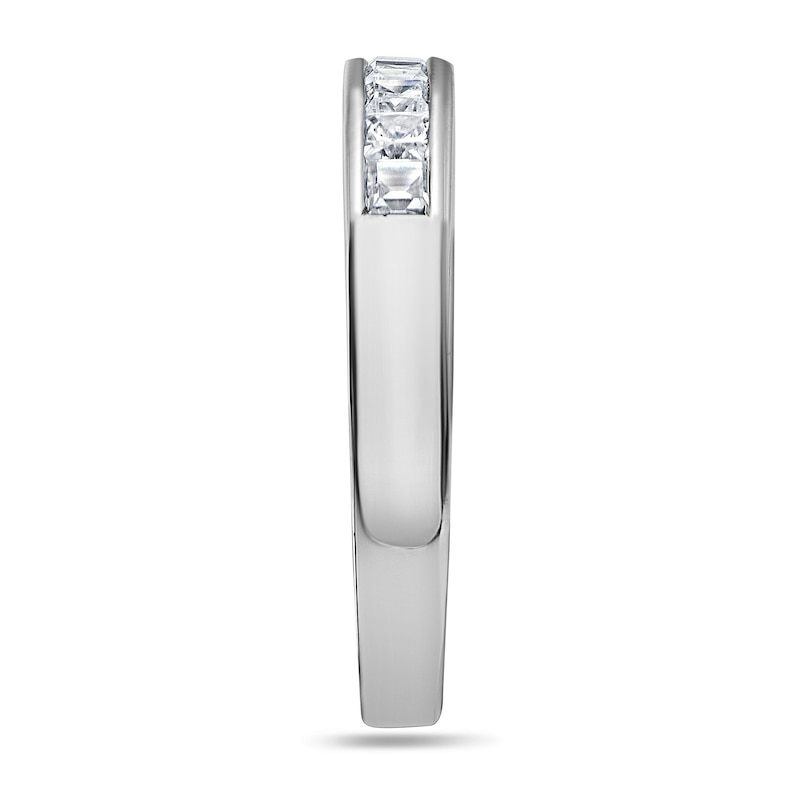 Main Image 2 of 1/2 CT. T.W. Princess-Cut Diamond Nine Stone Wedding Band in 14K White Gold (H/VS2)
