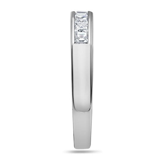 1/2 CT. T.w. Princess-Cut Diamond Nine Stone Wedding Band in Platinum (H/Vs2)