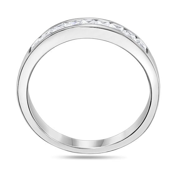 1/2 CT. T.w. Princess-Cut Diamond Nine Stone Wedding Band in Platinum (H/Vs2)