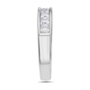 Thumbnail Image 2 of 1 CT. T.W. Princess-Cut Diamond Nine Stone Wedding Band in 14K White Gold (I/SI2)