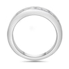 Thumbnail Image 3 of 1 CT. T.W. Princess-Cut Diamond Nine Stone Wedding Band in 14K White Gold (I/SI2)