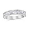 Thumbnail Image 1 of 1 CT. T.W. Princess-Cut Diamond Nine Stone Wedding Band in Platinum (I/SI2)
