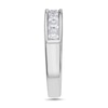 Thumbnail Image 2 of 1 CT. T.W. Princess-Cut Diamond Nine Stone Wedding Band in Platinum (I/SI2)