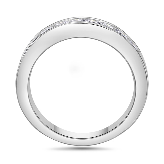 1 CT. T.w. Princess-Cut Diamond Nine Stone Wedding Band in Platinum (I/Si2)