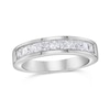 Thumbnail Image 1 of 1 CT. T.W. Princess-Cut Diamond Nine Stone Wedding Band in 14K White Gold (H/VS2)