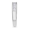 Thumbnail Image 2 of 1 CT. T.W. Princess-Cut Diamond Nine Stone Wedding Band in Platinum (H/VS2)