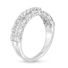 Thumbnail Image 3 of 3/4 CT. T.W. Diamond Triple Row Band in 10K White Gold