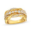 Thumbnail Image 1 of 1-1/2 CT. T.W. Diamond Layered Braid Band in 10K Gold