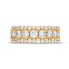 Thumbnail Image 4 of 4 CT. T.W. Diamond Scallop Frame Bubble Edge Band in 10K Gold
