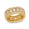 Thumbnail Image 1 of 5 CT. T.W. Diamond Scallop Frame Bubble Edge Band in 10K Gold