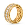 Thumbnail Image 3 of 5 CT. T.W. Diamond Scallop Frame Bubble Edge Band in 10K Gold