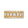 Thumbnail Image 4 of 5 CT. T.W. Diamond Scallop Frame Bubble Edge Band in 10K Gold