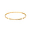 Thumbnail Image 1 of Polished 3.2mm Bangle in Hollow 14K Gold - 7.5"