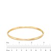 Thumbnail Image 3 of Polished 3.2mm Bangle in Hollow 14K Gold - 7.5"