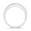 Thumbnail Image 3 of 1 CT. T.W. Baguette Diamond Edge Triple Row Band in 10K White Gold