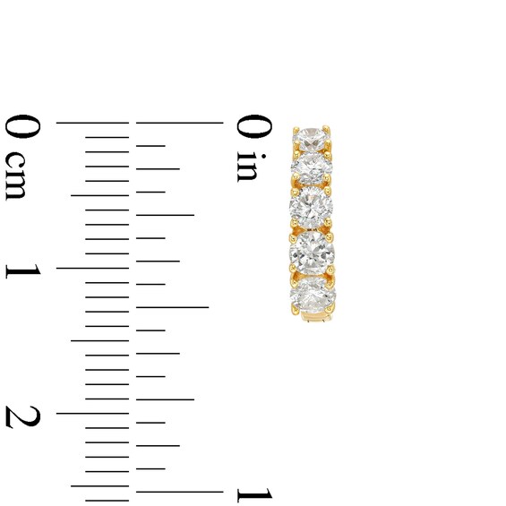 1 CT. T.w. Certified Diamond Huggie Hoop Earrings in 14K Gold (H/I1)