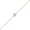 Thumbnail Image 1 of 1/20 CT. T.W. Multi-Diamond Disc Adjustable Bracelet in 10K Gold - 8.0"