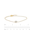 Thumbnail Image 4 of 1/20 CT. T.W. Multi-Diamond Disc Adjustable Bracelet in 10K Gold - 8.0"
