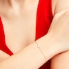 Thumbnail Image 2 of 1/20 CT. T.W. Multi-Diamond Butterfly Adjustable Bracelet in 10K Gold - 8.0"